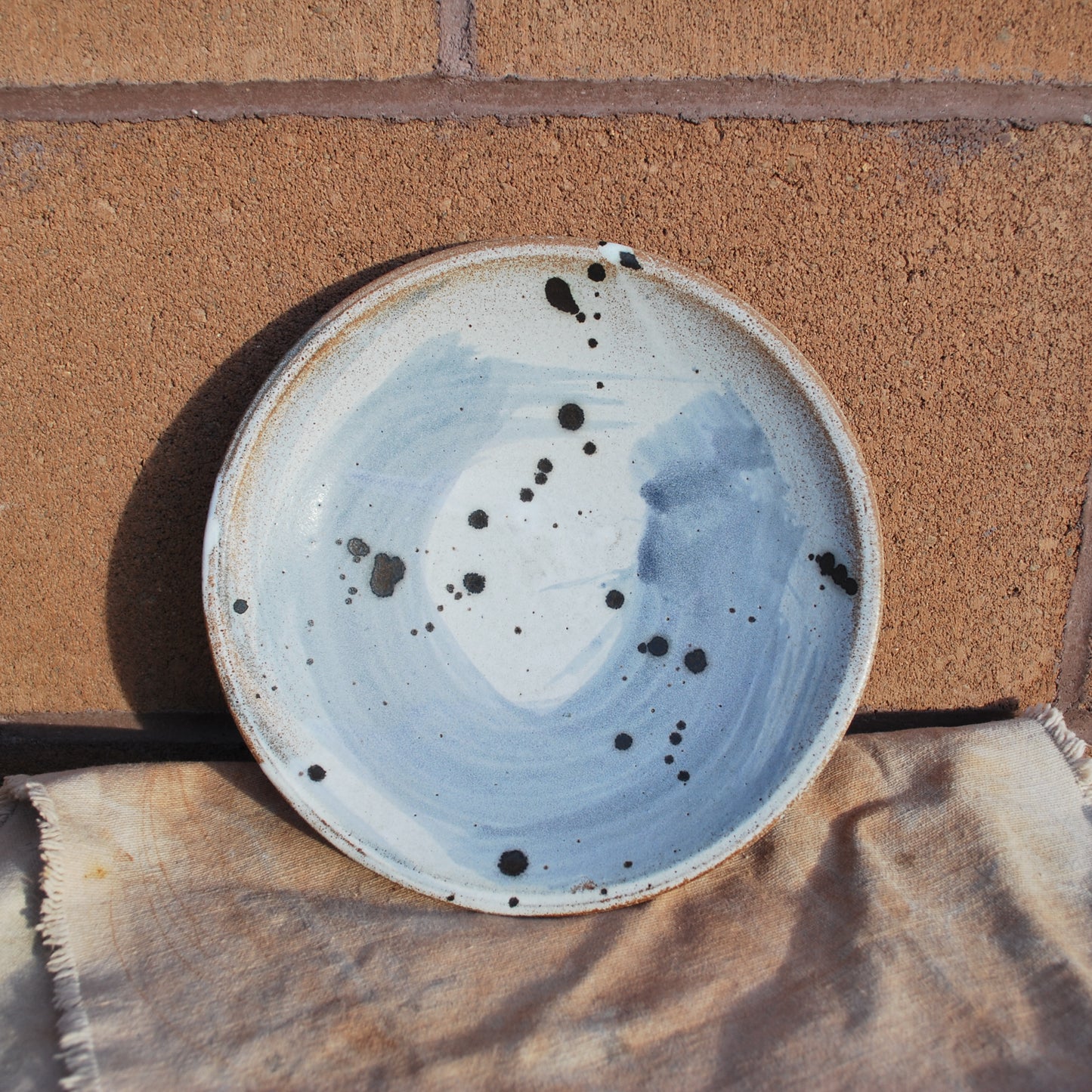 8" Lunch Plate in Blue Wash