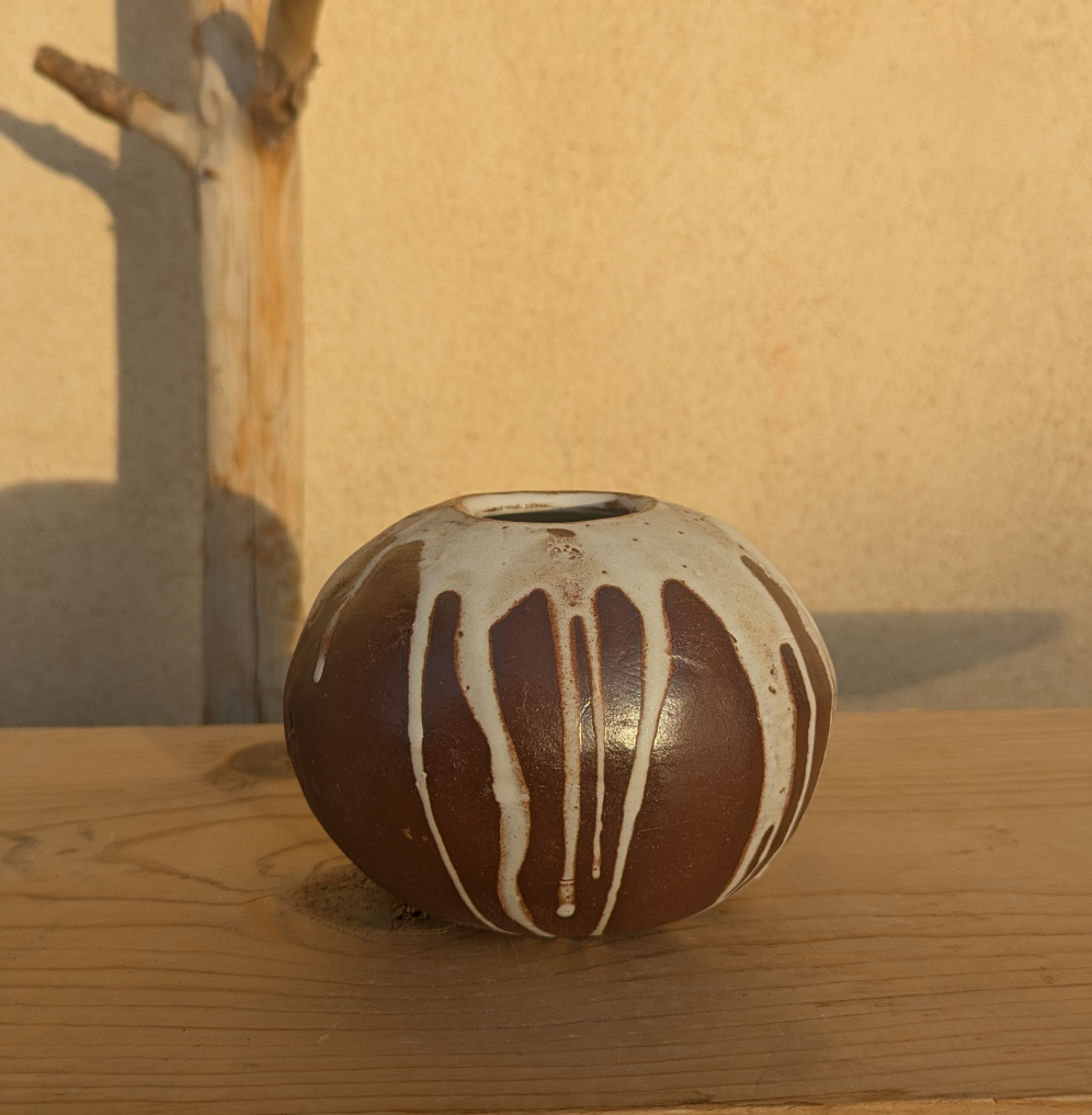 Drippy Handbuilt Vase