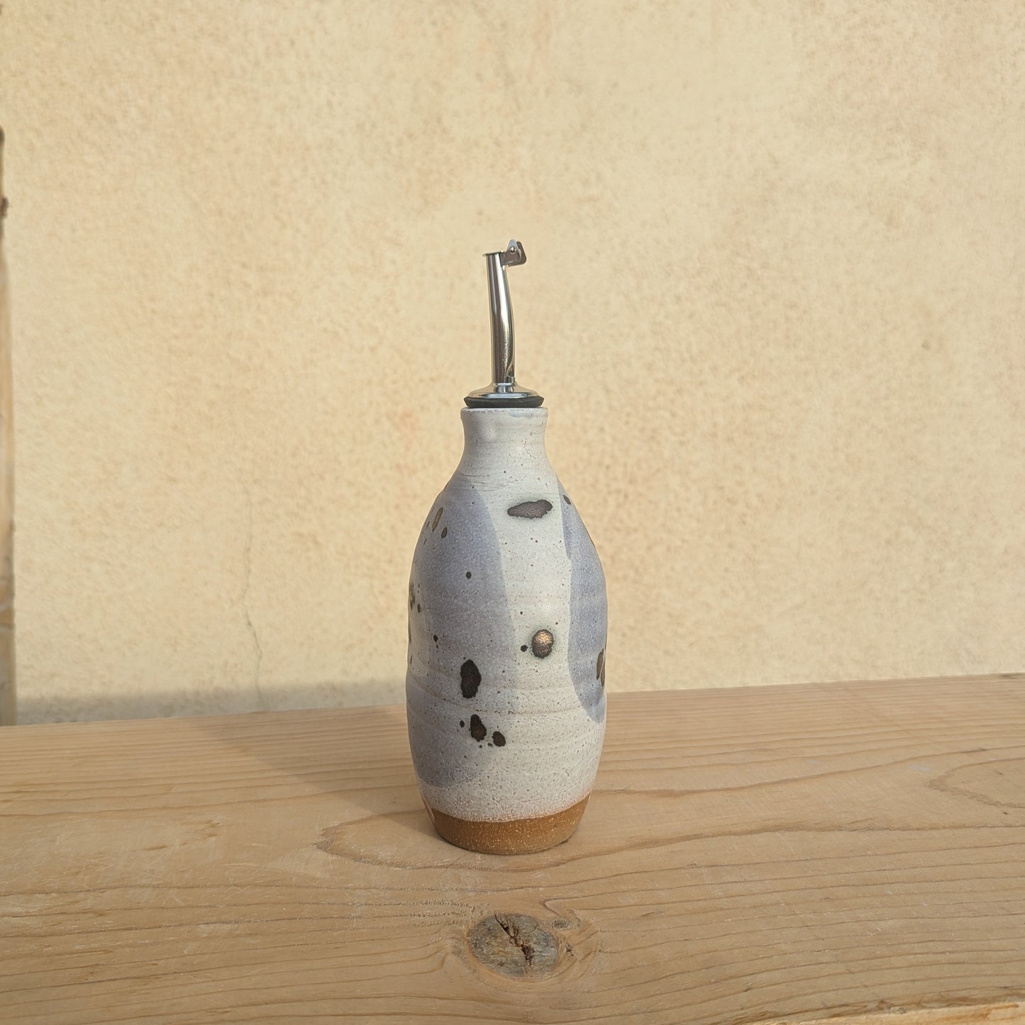 Olive Oil Bottle in Blue Wash