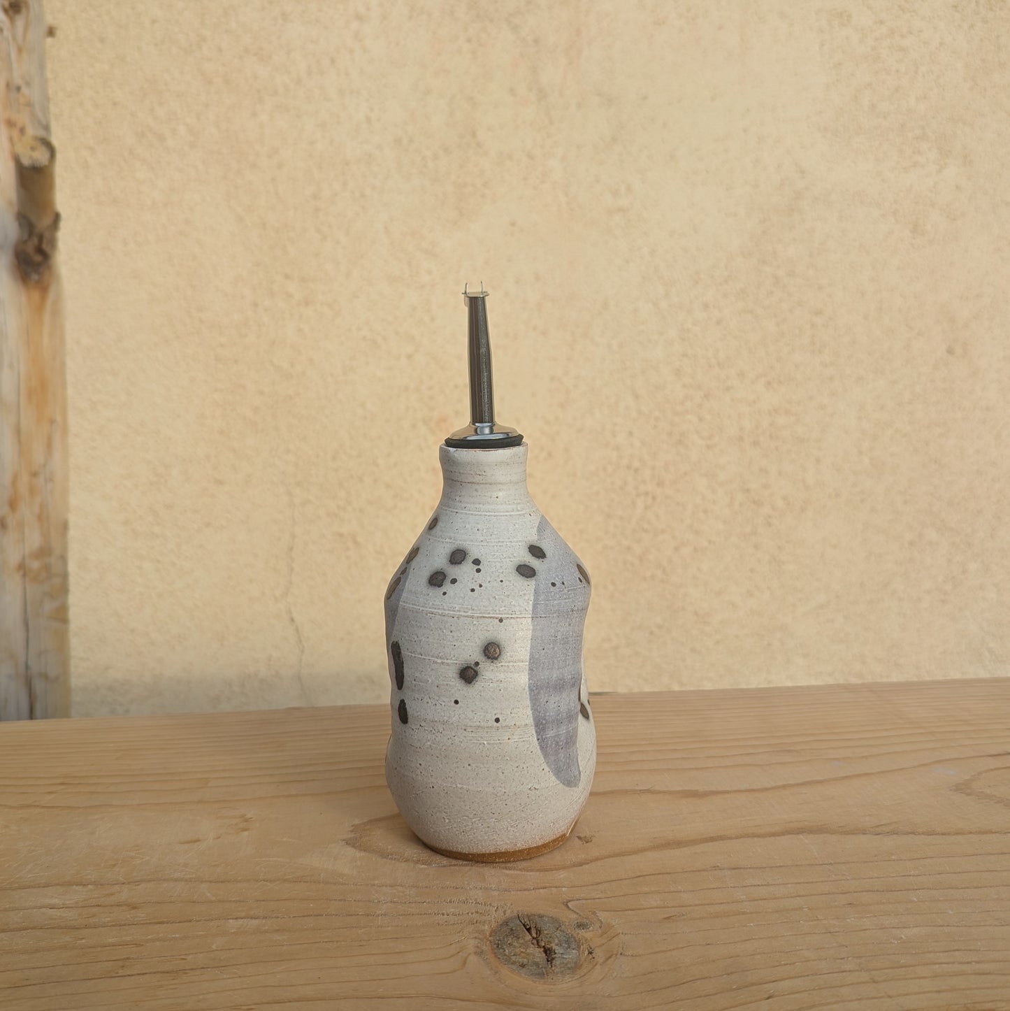 Olive Oil Bottle in Blue Wash