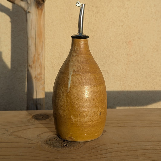 Olive Oil Bottle in Ochre