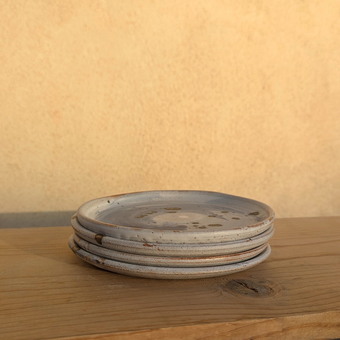 Lunch Plate in Blue Wash