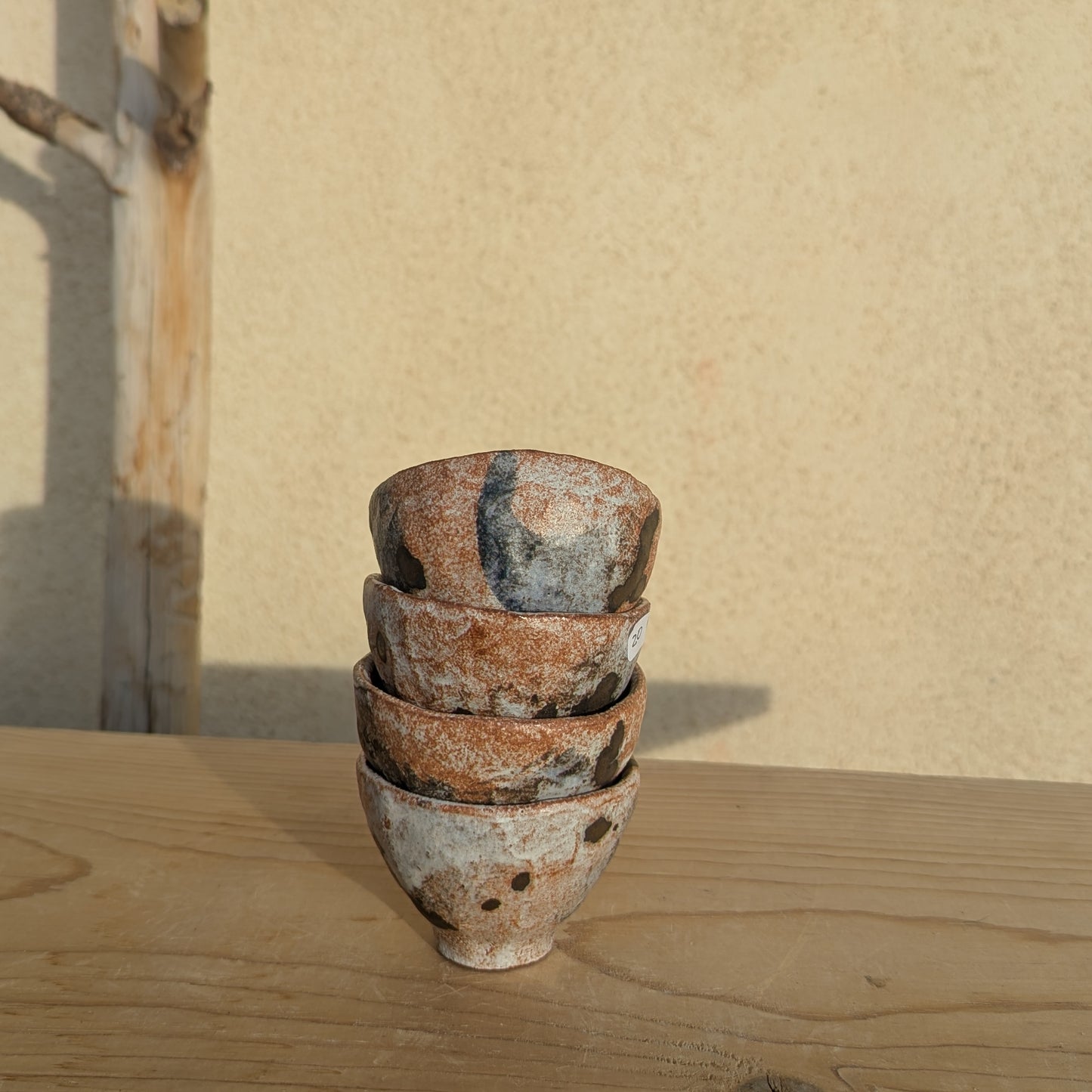 Pinch Bowls in Blue Wash