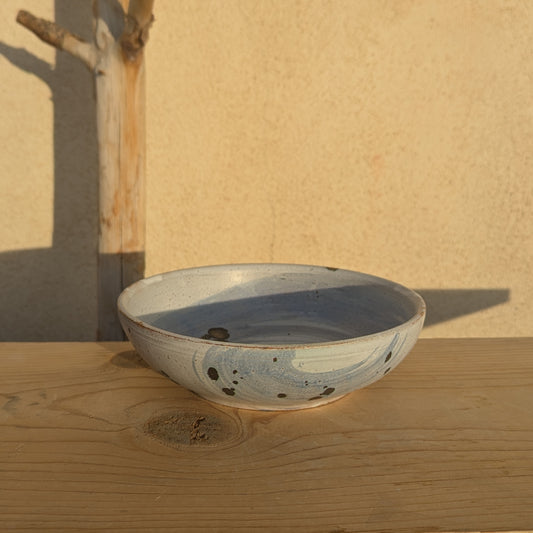 Pasta Bowl in Blue Wash