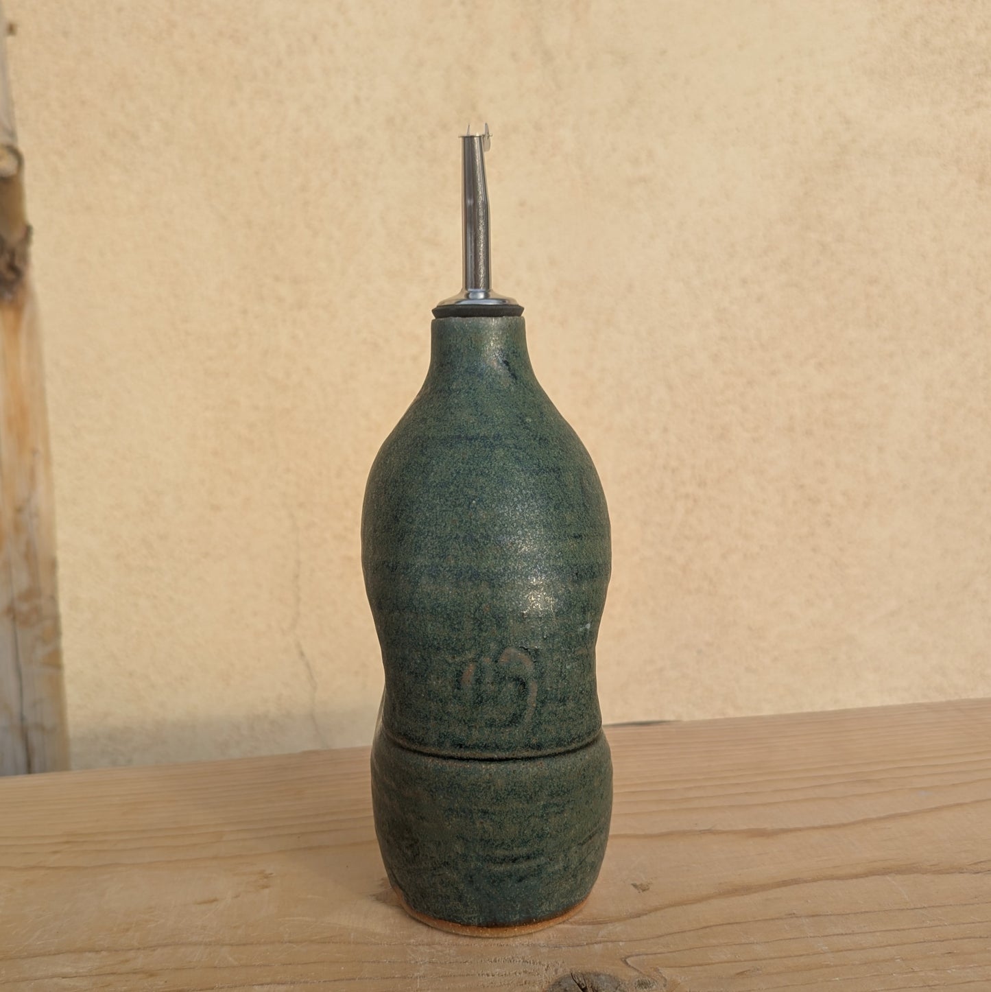 Olive Oil Bottle in Green