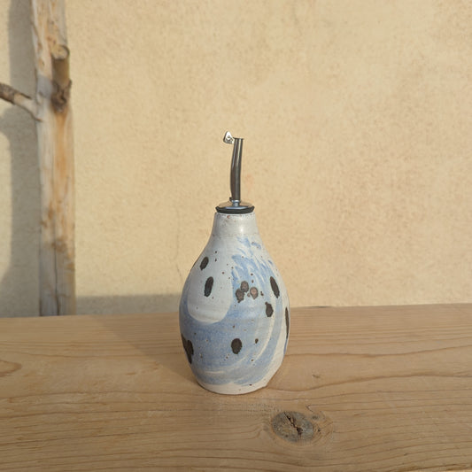 Olive Oil Bottle in Blue Wash