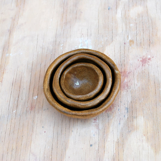 Nesting Set in Ochre