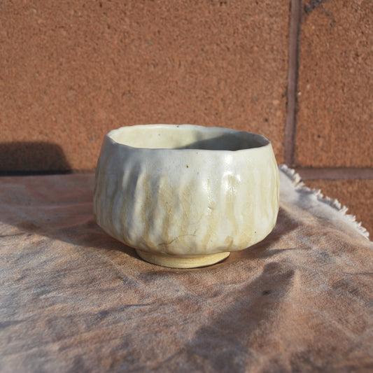 Pinched Teabowl with Wood Ash