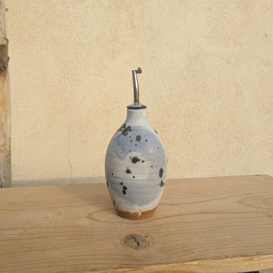Olive Oil Bottle in Blue Wash