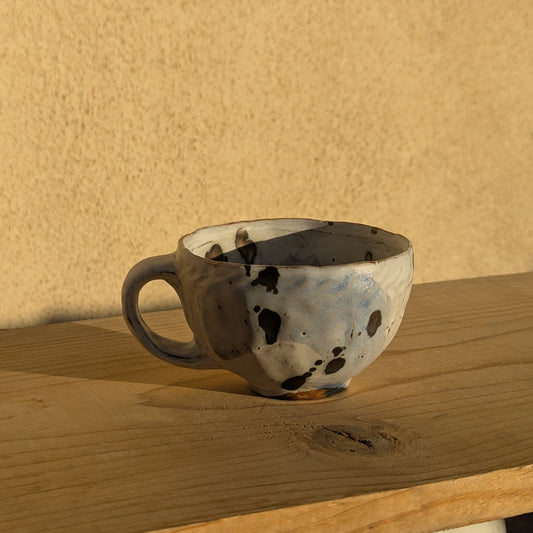 Pinched Mug in Blue Wash
