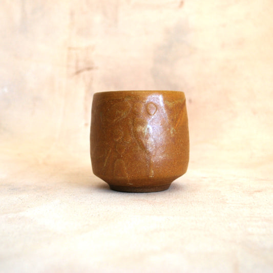 Etched Sipper in Ochre