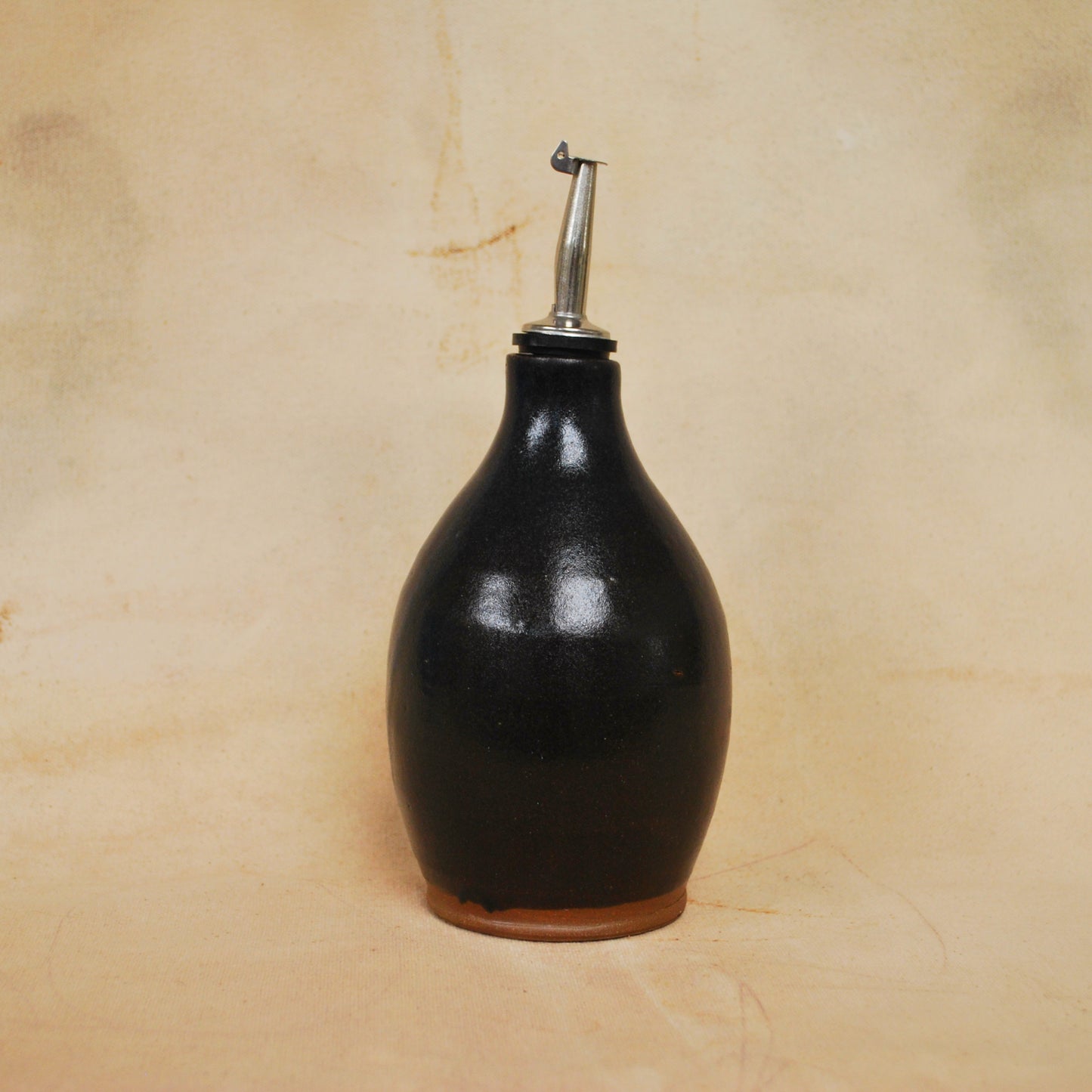 Olive Oil Bottle in Black