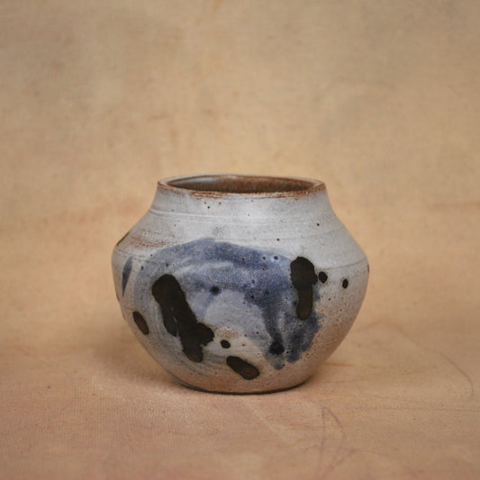 Blue Wash Amphora Vase