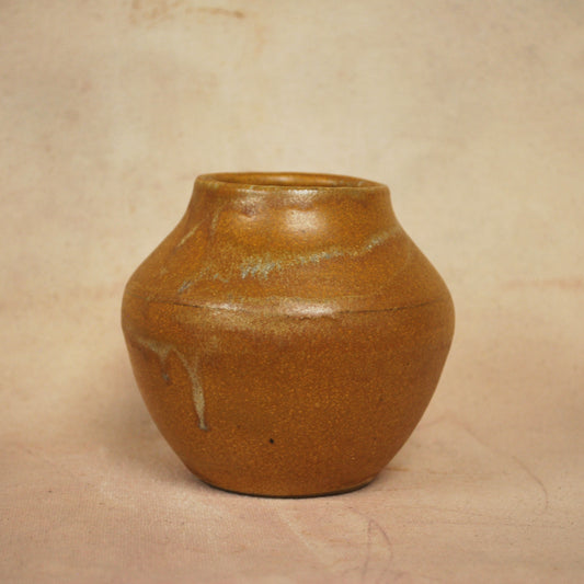 Ochre Amphora Vase